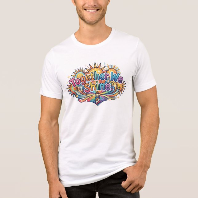 T-shirt En Tri-matière Ensemble Nous Brillons (Recto)
