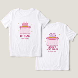 T-shirt En Tri-matière Enterrement de vie de jeune fille Cowgirl dernier