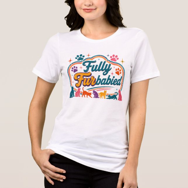 T-shirt En Tri-matière Entièrement FurBébéisé (Recto)