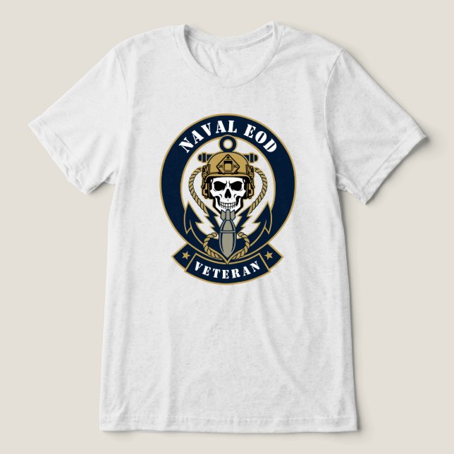 T-shirt En Tri-matière EOD Naval (Design Recto)