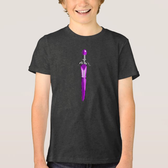 T-shirt En Tri-matière  Épée Violette  (Recto)