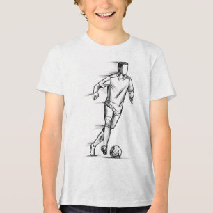 T-shirt En Tri-matière Epic Football Sketch 🏈 Tee Cadeau unique pour l