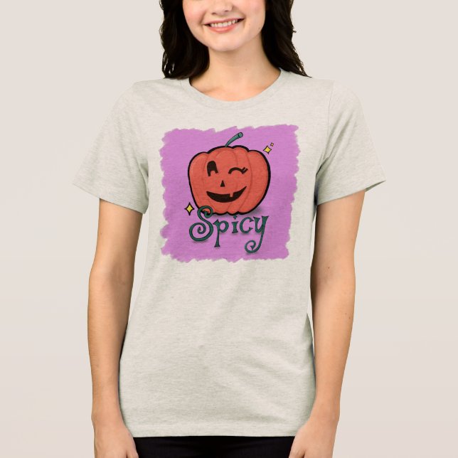 T-shirt En Tri-matière Épice Citrouille épicé (Recto)