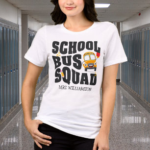 T-shirt En Tri-matière Équipe d'autobus scolaire