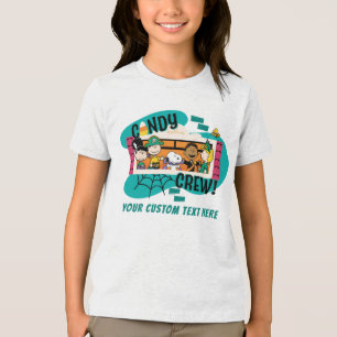 T-shirt En Tri-matière Équipe de bonbons Gang de Peanuts Halloween