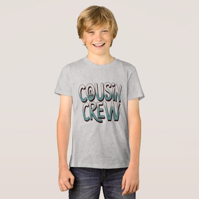 T-shirt En Tri-matière Équipe de cousins (Recto plein)