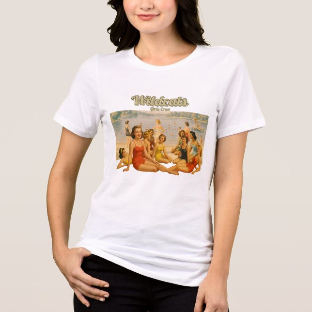 T-shirt En Tri-matière Équipe de filles Wildcats (Recto)