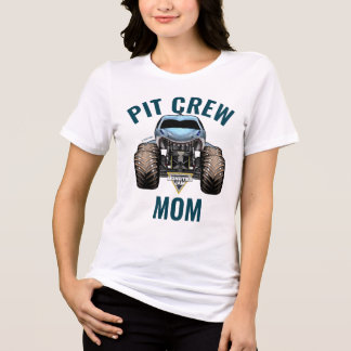 T-shirt En Tri-matière Équipe de fosse Megalodon Monster Jam Fête d'anniv