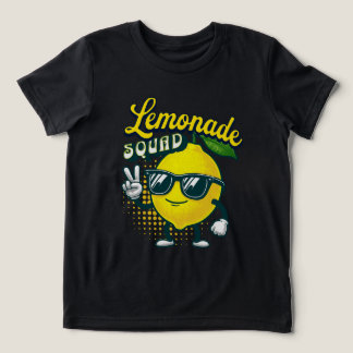 T-shirt En Tri-matière Équipe de Limonade Amusant Graphique de Fruit de C