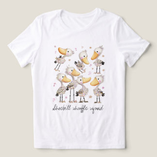 T-shirt En Tri-matière Équipe de Shuffle de Bec-en-Sabot Drôle