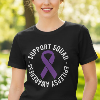 T-shirt En Tri-matière Équipe de soutien et de sensibilisation à l'épilep