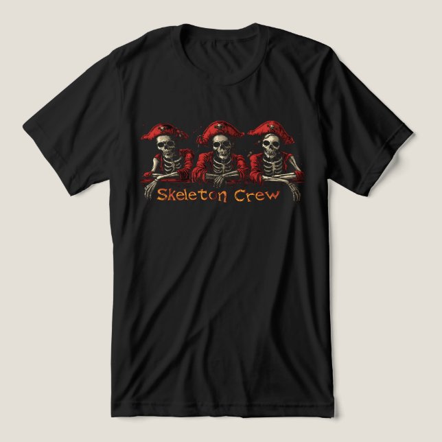 T-shirt En Tri-matière Équipe de squelette (Design Recto)