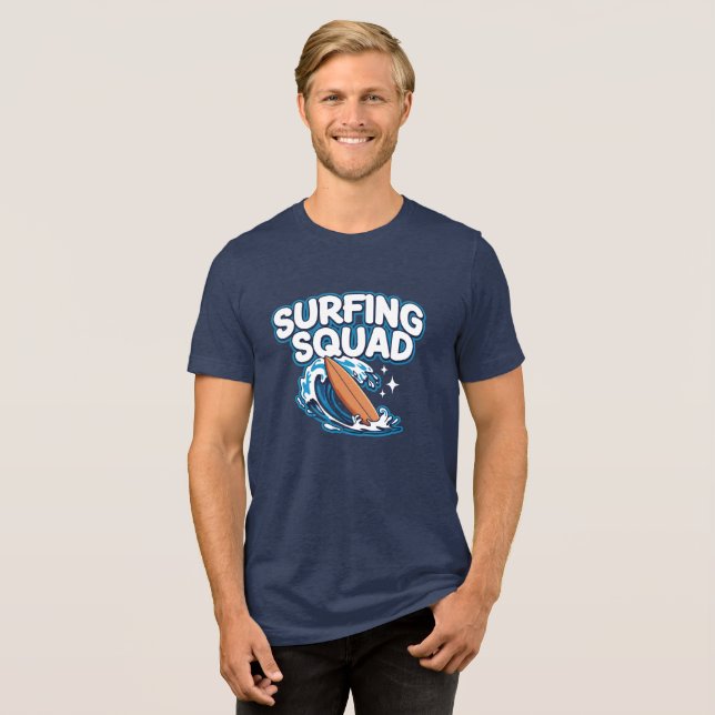 T-shirt En Tri-matière Équipe de surf (Recto plein)
