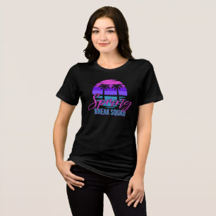 T-shirt En Tri-matière Équipe des congés de printemps
