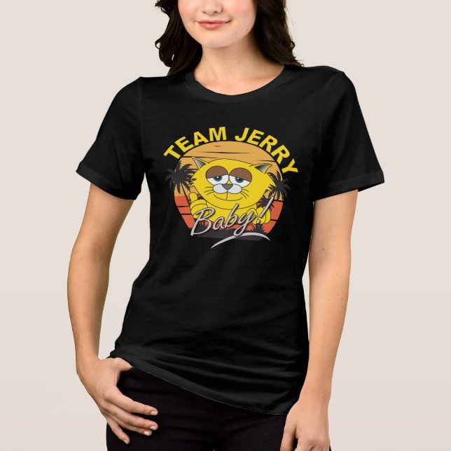T-shirt En Tri-matière "Équipe Jerry, bébé" (Recto)