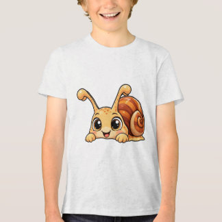 T-shirt En Tri-matière Escargot Cachottier Adorable