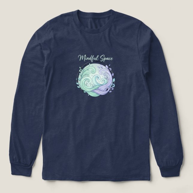 T-shirt En Tri-matière Espace Conscient - Design Sérénité Pastel (Motif devant)