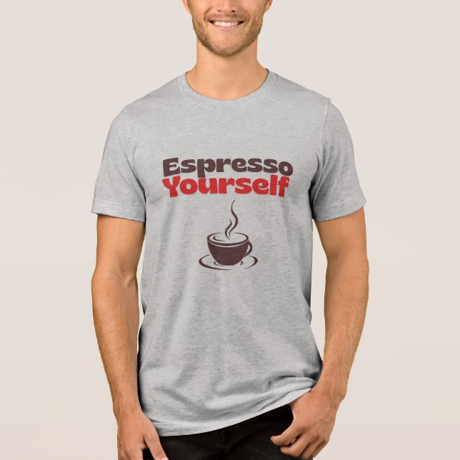 T-shirt En Tri-matière Espresso Yourself – Coffee Lover Tee (Recto)