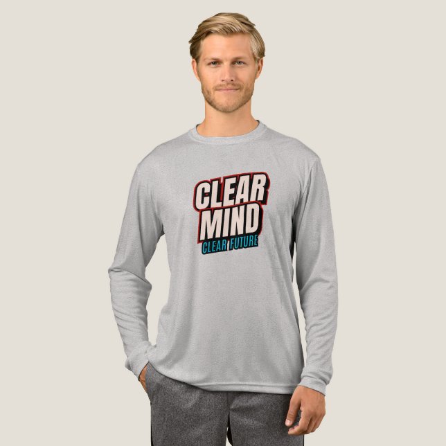 T-shirt En Tri-matière Esprit Clair Avenir Clair (Recto complet)