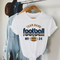 Esprit de football Navy Or foncé Rétro