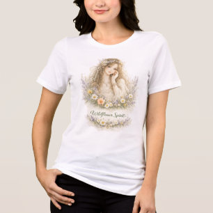 T-shirt En Tri-matière Esprit Fleur Sauvage