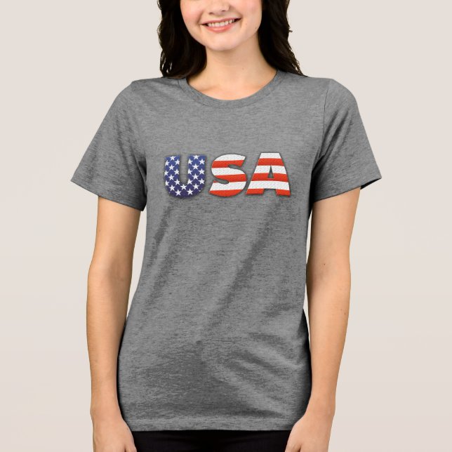 T-shirt En Tri-matière États-Unis - États-Unis d'Amérique (Recto)
