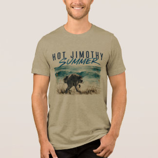 T-shirt En Tri-matière Été chaud Jimothy Raccoon de plage drôle Vintage