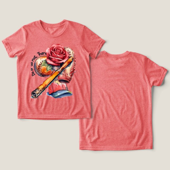 T-shirt En Tri-matière Été de softball (Design Recto & Verso)