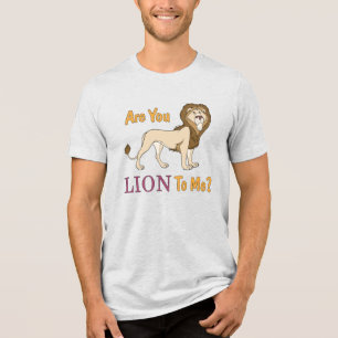 T-shirt En Tri-matière Êtes-Vous Lion À Moi ? Jeu