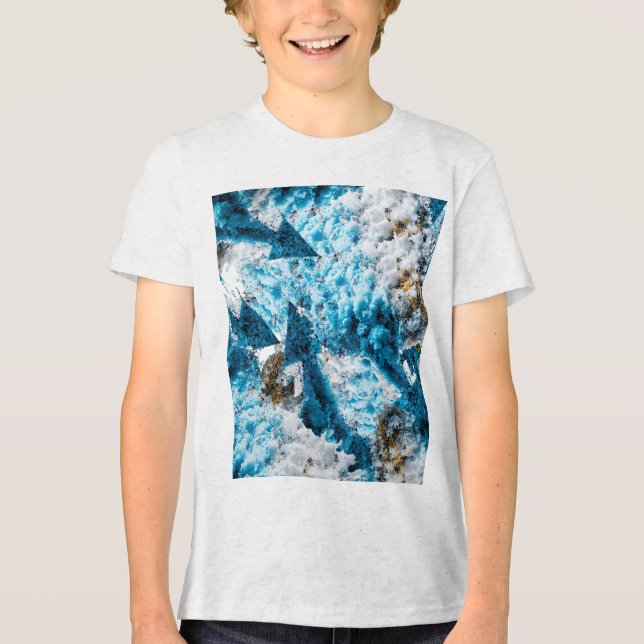 T-shirt En Tri-matière Ethereal Velocity: Geometric Cloud & Arrow Fusion (Recto)