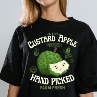 T-shirt En Tri-matière Étiquette de Fruit de Corossol Juteux