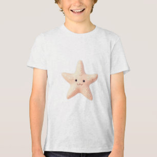 T-shirt En Tri-matière Étoile de mer rose mignonne