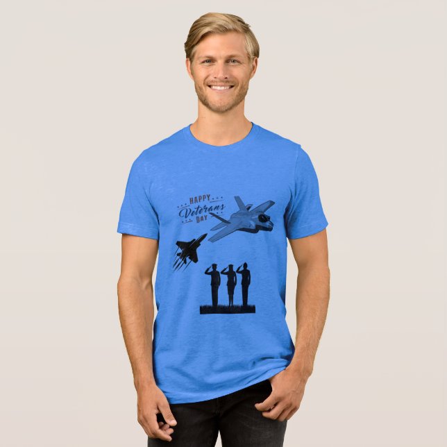 T-shirt En Tri-matière Étoiles de sacrifice bleu (Recto plein)