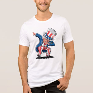 T-shirt En Tri-matière Étoiles, rayures et swag : Oncle Sam devient tenda