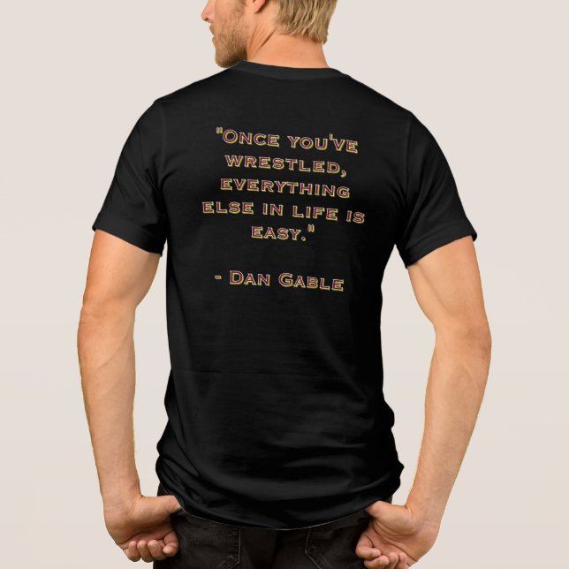 T-shirt En Tri-matière "Everything Else Is Easy" (Verso)