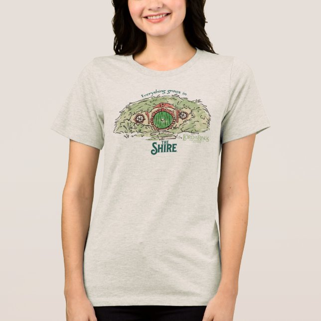 T-shirt En Tri-matière Everything Grows in THE SHIRE™ (Recto)
