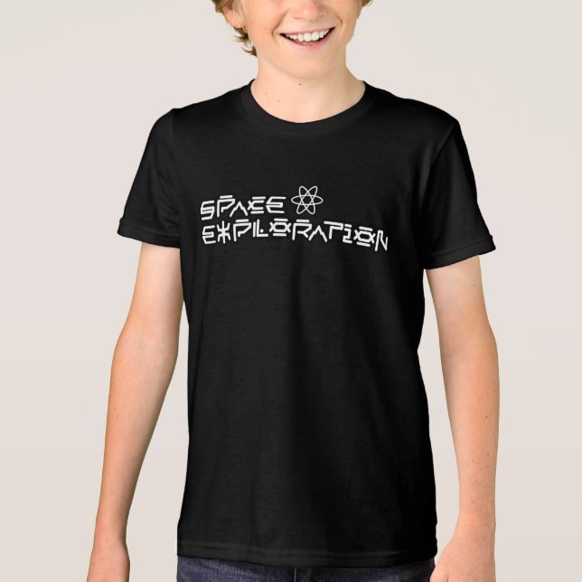 T-shirt En Tri-matière Exploration spatiale Graffiti Art (Recto)