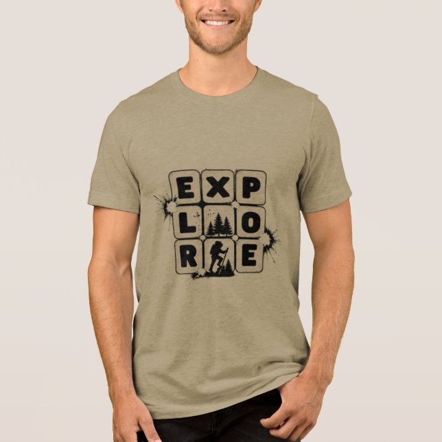 T-shirt En Tri-matière explorer (Recto)