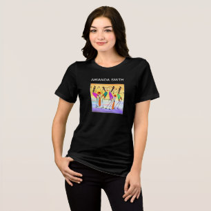 T-shirt En Tri-matière Expression artistique africaine de bonheur