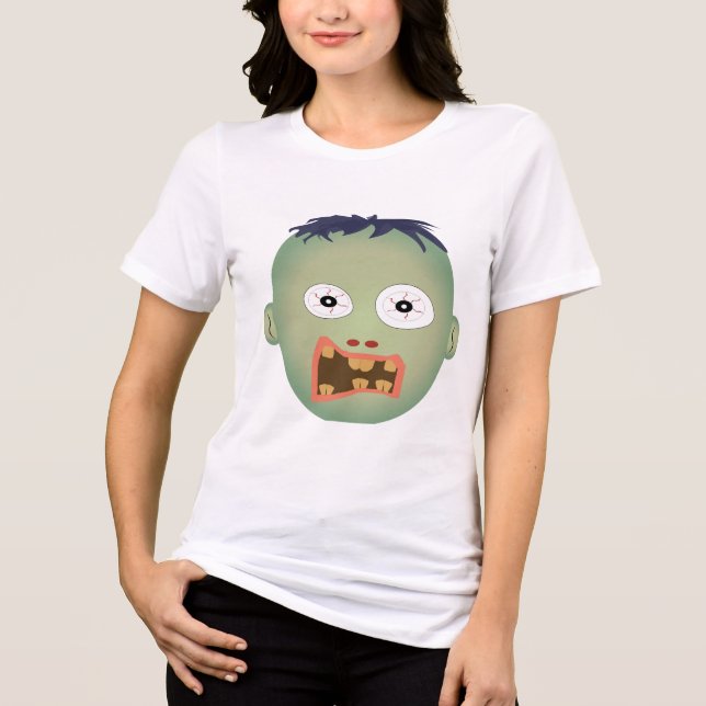 T-shirt En Tri-matière Expressions de visage Zombie (Recto)