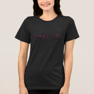 T-SHIRT  EN TRI-MATIÈRE F * ELON !