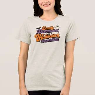 T-shirt En Tri-matière Facilement Distrait par les Décorations d'Hallowee