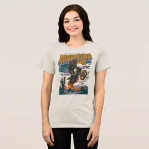T-shirt En Tri-matière Faire de la vie une aventure –Cycliste