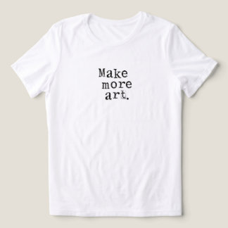 T-shirt En Tri-matière Faire plus d'art