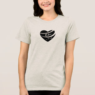 T-shirt En Tri-matière Fais Preuve de Courage dans le Combat T‑Shirt – Cœ