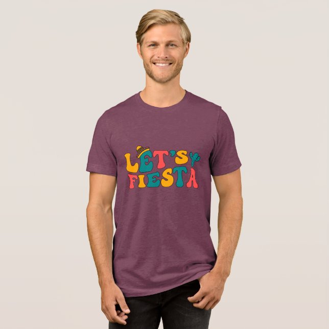 T-shirt En Tri-matière Faisons la Fête  (Recto plein)
