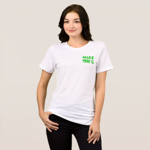 T-shirt En Tri-matière Fait dans les années 90