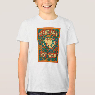 T-shirt En Tri-matière Faites de l'art, pas de la guerre -