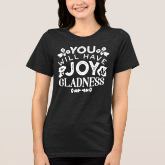 T-shirt En Tri-matière Faith and Happiness – Joy and Gladness Quotes