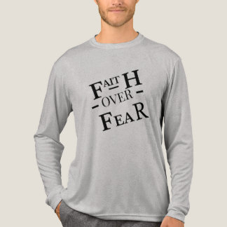 T-shirt En Tri-matière Faith Over Fear – Saved by Grace Christian Shirt
